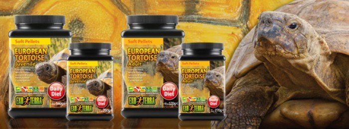 Exo Terra Soft Pellets Juvenile European Tortoise Food 260g